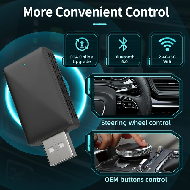 M-Air Wireless CarPlay & Android Auto Adapter